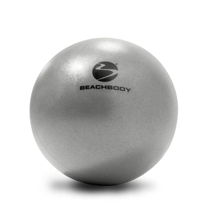 BODi Core Ball for Core Strengthening, 8" Small Exercise Ball, Lightweight, Durable, Inflatable, Home Gym Workout Equipment for Yoga, Pilates, Fitness, Inflation Straw and Plug Included, Silver