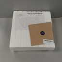 Bumusty Large Cork Board Alternative-48 x 36" Felt Bulletin Board Tiles, with 30 Pushpins, 70 Adhesive Tabs, 12-Pack Slat Wall Paneling, Cork Boards for Office Push Pin Board Felt Board-Milky White