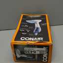 Conair Handheld Garment Steamer for Clothes, ExtremeSteam 1200W, Portable Handheld Design,White/Blue