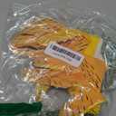 Goporoy Youth Football Gloves for Kids Excellent Grip Football Receiver Gloves, Light Yellow Youth XS/S