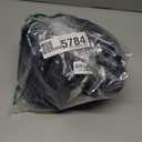 Ghouse Ultra Soft Faux Rabbit Fur Rug, Machine Washable Area Rugs for Bedroom Fluffy Rugs for Living Room, no-Shedding Carpet Sheepskin Rug Black 2x3 Feet