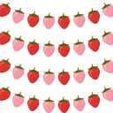 Lewtemi 4 Pcs Berry First Birthday Decor Strawberry Baby Shower Decorations Hanging Banner Berry Garland for Strawberry Themed Party Favors Supplies, (Red, Pink)