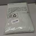 LAMIT 48 Inch Length Linen Curtains 2 Panels, Light Green Soft Faux Linen Light Filtering Panels Rod Pocket Boho Neutral Drapes for Short Windows/Cafe, 42 x 48 Inch