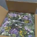 21 Inch Spring Wreath for Front Door,Artificial Summer Wreath with Lavender Hydrangeas and Greenery Leaves,Purple Flower for Home Wall Window Farmhouse Party Holiday Decor