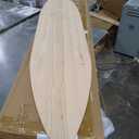 6 ft Wood Surfboard Wall Art Unfinished DIY Hanging Wood Longboard Vintage Wooden Beach Decorative Surfboard Unique Raw Large Decor Sign Boards Gift Idea for Home Room, 71.65 x 15.75 x 0.59"