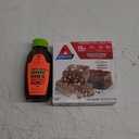 Nate's 100% Pure, Raw & Unfiltered Honey - Award-Winning Taste, 32oz. Squeeze Bottle Best By 08/11/26 and Atkins Double Fudge Brownie Protein Meal Bar, High Fiber, 15g Protein, 1g Sugar, 4g Net Carb, Meal Replacement, Keto Friendly  Best By 08/23/2025