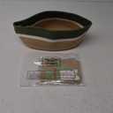 Christmas Thanksgiving Small Woven Gift Basket for Nursery Room with Tissue Paper, Wooden Clips, Greeting Card, Empty Bow Basket for Birthday Wedding, 12 x 8 x 6 Inches(Green)