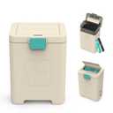 PawPail Pet Waste Station, Heavy Duty Outdoor Dog Poop Trash Can with Carbon Air Filter & DualVent Odor Control, UV & Weather Resistant | Includes 200 Pet Waste Bags