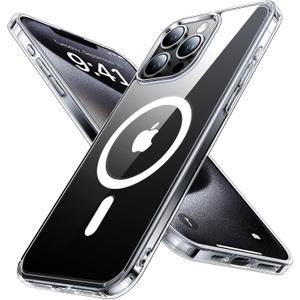 Magnetic for iPhone 11 Pro Max Case, [Compatible with MagSafe][Military-Grade Drop Protection][Anti-Yellowing] Shockproof Translucent Matte Cover for iPhone 11 Pro Max Phone Case,Clear