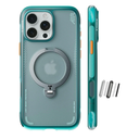 TORRAS Ostand Q3 Air for iPhone 16 Pro Max Case with 360 Magnetic Stand, Fit for MagSafe, Military Grade Drop Tested, Camera Control Button, Shockproof Phone Case for iPhone 16 Pro Max 6.9", Blue