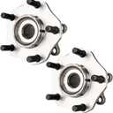 PHILTOP Front 513357 Wheel Hub Bearing for 2014-2023 Nissan Rogue, 2017-2022 Nissan Rogue Sport, Front Wheel Bearing, 5 Bolts 5 Lugs, 2 PCS