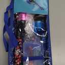 Kids Fishing Pole, Portable Telescopic Kids Fishing Poles for Boys and Girls, Fishing Rod and Reel Combo Kit with Tackle Box, and Fishing Net, Best Fishing Pole for Toddler Youth (Blue+Pink)