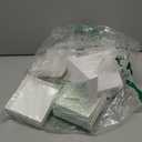 Hiceeden 12 Pack 5" x 5" Vinyl Fence Post Caps, Pyramid PVC Deck Post Caps, Decking Caps for Mailbox, Lamp Post, Deck, Dock, White