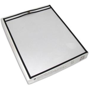 C-Line Stitched Shop Ticket Holders, Both Sides Clear, 12 x 15 Inches, 25 per Box (46125)