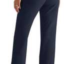 NIMIN Women High Waisted Dress Work Ankle Pants 26"/28"/30" Inseam Office Business Casual Trousers with Pockets 2025 (L)