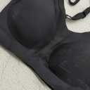 Vertvie Womens Seamless Bra No Underwire Comfort Push Up Bras Buttery Soft Wireless Bralette Full Coverage Sport Everyday Bra, M