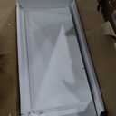 Tribesigns Shoe Cabinet with Doors, 6-Tier Shoe Storage Cabinet with Adjustable Shelves, Wooden Shoes Rack Shoe Storage Organizer for Entryway, Hallway, Closet, Living Room, White & Gold