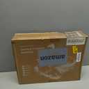 Cobnom Feather and Down Fibres Comforter Twin Size - 100% Organic Cotton, Quill-Free & Ethical, Luxury All Season Duvet Insert (White, 68x90 Inches)