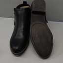 LONDON FOG Women's Tina Ankle Bootie Black Wide 8