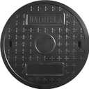 20in Replacement Manhole Cover- NO FRAME,Fiberglass Recessed Round Solid Top Covers,FRP Septic Tank Lid, Reinforced Steel Sewer Covers for yard,Non-slip Plastic Decoration Sewage Basin Cover