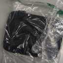 BAGSMART Jewelry Travel Organizer Case for Home Jewelry Organizer Storage Ring Binder Clear Bags Zipper Rolls Pouch for Necklaces, Earrings, Rings, Bracelets, Black (Medium)