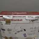 Homemate Electric Heated Blanket Twin - 62"x84" Heating Bed Blankets Throw with 10 Heating Levels 8 Hours Auto Off Fast Heating Over-Heated Protection Ultra Soft Warm Flannel ETL Certified Grey