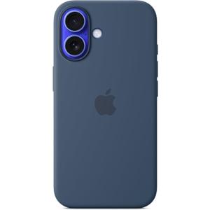 Apple iPhone 16 Silicone Case with MagSafe and Camera Control - Denim