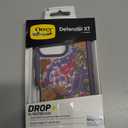 OtterBox iPhone 16 Pro Max Defender Series XT Clear Case - Floral Purple