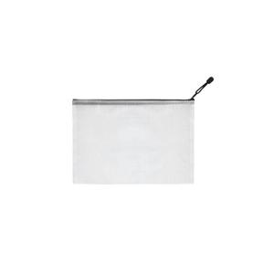 HLDInie Mesh Pouch Bag,A3 Zipper Bag for Organizing Storage, Waterproof Zipper Pouch, 17" x 12"/44cm x 32cm, File Bag for School and Office Supplies (Black) 5 Bags