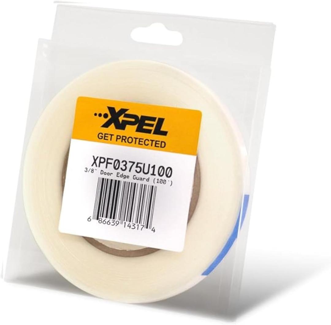 XPEL Door Edge Guard Protection Film Roll, 3/8" x 100' - Car or Truck Doors, Protective Barrier Against Minor Scratches, Paint Chips, Door Edge Impact, and Dings - Prevents Damage and Possible Rust