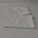 Ivory Boho Kitchen Curtains 24x24 INC