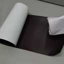 Amylove Blank White Surface Magnet Sheets Magnetic Roll Printable Flexible Vinyl Blank Magnetic Sign Sheet Safe for Vehicles DIY Craft Project(8 Inch X 5 Feet, 30 Mil)