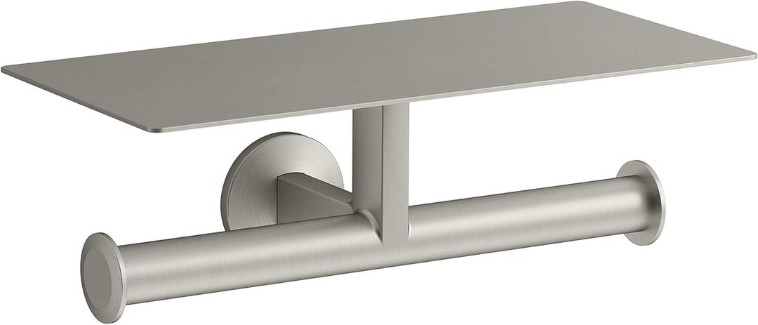 Kohler 78384-BN Components Covered double toilet paper holder