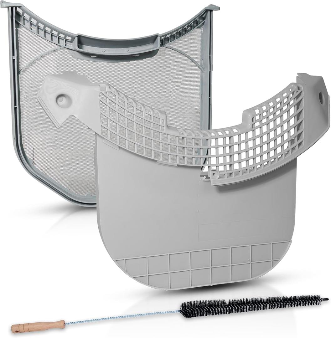 Dryer Lint Filter Screen And Lint Trap Cover Housing Replaces For LG DLEX3900B DLEX3370W DLEX3570V DLEX3470V DLEX3250W DLEX3370V DLEX3360V DLEX3360W DLEX3370R DLEX3371W DLEX3360R DLEX3885W DLEX3570W
