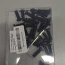 VGBUY M8-1.25 x 25 mm 30pcs Flat Head Hex Socket Cap Screws Metric M8 Bolts, 304 Stainless Steel 18-8, Black Zinc Plated, Full Thread, with Hex Spanner