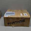 Partage Golf Travel Bag with Wheels, Golf Travel Case for Airlines, 900D Heavy Duty Oxford -Black (Black+Support System)