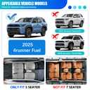 Titibett Floor Mats Fit for 2025 2026 Toyota 4Runner 5 Seats Only Gas All-Weather Floor Mats Compatible with 4Runner Interior Accessories, 3PCS