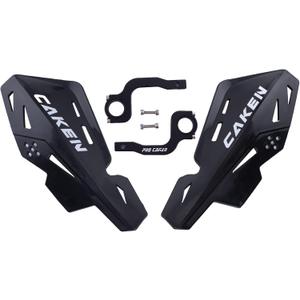 PRO CAKEN Universal 7/8" 22mm and 1 1/8" 28mm Handle Bar Hand Guards CNC Bracket for Dirt Bike Motocross ATV Scooter for CRF KLX KX LTR TRX SX SXF EXC XCW Grizzly Hawk 250 Bicycles-Black
