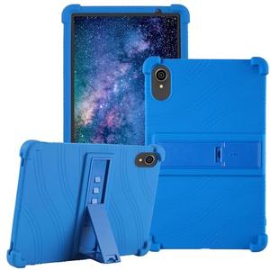 zukof Case for Urao C107 10.1 inch Tablet/Jeazans OC101 / HiGrace C107 / ZOFYWNAS C107 / C107 Android Tablet 10.1 inch - Silicone Case with Kickstand (Blue)