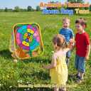 Bean Bag Toss Game for Kids - Cornhole Board Outdoor Toys for Toddlers -Party Activities Carnival Outside Yard Backyard Beach Lawn Games Toy for Kid Boys Girls Age 3 4 5 6 7 8 Year Old Birthday Gifts