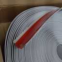 Vinyl Baseboard Molding Trim 3 Inch x 100 Feet Peel and Stick Baseboard Trim Flexible PVC Cove Base Moulding Self-Adhesive Trim for Garage Bathroom Cabinet Floor Walls, White
