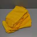 Obstal 210GSM Rectangle Table Cloth - Heavy Duty Water Proof Microfiber Tablecloth, Decorative Fabric Table Cover for Outdoor and Indoor Use (Yellow, 60 x 102 Inch)