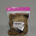 2PCS Messy Bun Hair Piece Wavy Curly Tousled Updo Hair Buns Synthetic Chignon Elastic Hair Band Fake Bun Hair Pieces for Women (Lighe Golden Brown Mix Bleach Blonde, 2PCS Same)