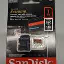 SanDisk 1TB Extreme microSDXC UHS-I Memory Card with Adapter - Up to 190MB/s, C10, U3, V30, 4K, 5K, A2, Micro SD Card- SDSQXAV-1T00-GN6MA, Gold/Red