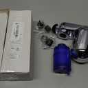 PUR PLUS Vertical Faucet Mount Water Filtration System, Lead-Reducing Filter, Great-Tasting Water, Easy Install, Lasts 100 Gallons, Compatible with Sinks with External Aerators, Chrome