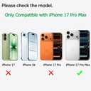 Battery Case for iPhone 17 Pro Max, Upgraded 12000mAh Pack Rechargeable Charger Case with Wireless Charging Compatible for iPhone 17 Pro Max (6.9 inch) External Battery Charging Cover (Orange)