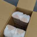 Nature Smile Wooden Pants Hangers Skirt Hanger Solid Lotus Wood Jeans Bottom Hanger with Clips Natural Color(20 Pack)