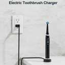 WUKUR Magnetic Charger Replacement for Oral-B iO Series 7/8/9/10 Electric Toothbrush, Magnetic Charging Base Compatible with Oral-B Electric Toothbrush iO Series (Black)