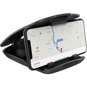 WixGear GPS Holder for Car, GPS Dash Mount for Garmin, Nuvi Drive Dezl Drivesmart, Tomtom, Magellan Roadmate, Rand McNally, Navman, Dash Anti-Slip Vehicle Phone Holder Compatible with All Smartphones