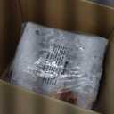 vivorug 5x7 Area Rugs - Ultra-Thin Washable Rug with Non-Slip Backing, Ideal for Living Room, Bedroom, Kitchen Floor Carpet - Modern Abstract, Easy Clean, Durable, Low Pile Gray/Rust